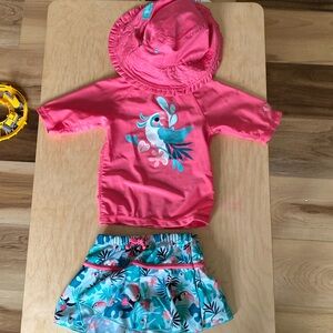 2T Flamingo Swimsuit